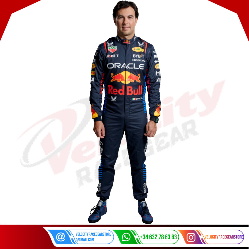 2024 Sergio Perez F1 Team Red Bull Racing Suit - Velocity Racegear-2024 Sergio Perez F1 Team Red Bull Racing Suit - Velocity Racegear-F1 Red Bull Racing Suit
