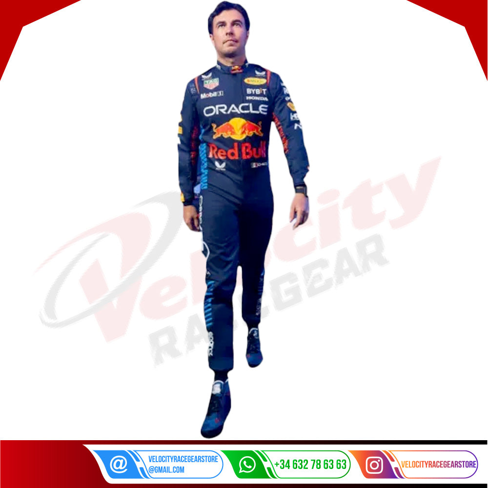2024 Sergio Perez F1 Team Red Bull Racing Suit - Velocity Racegear-2024 Sergio Perez F1 Team Red Bull Racing Suit - Velocity Racegear-F1 Red Bull Racing Suit