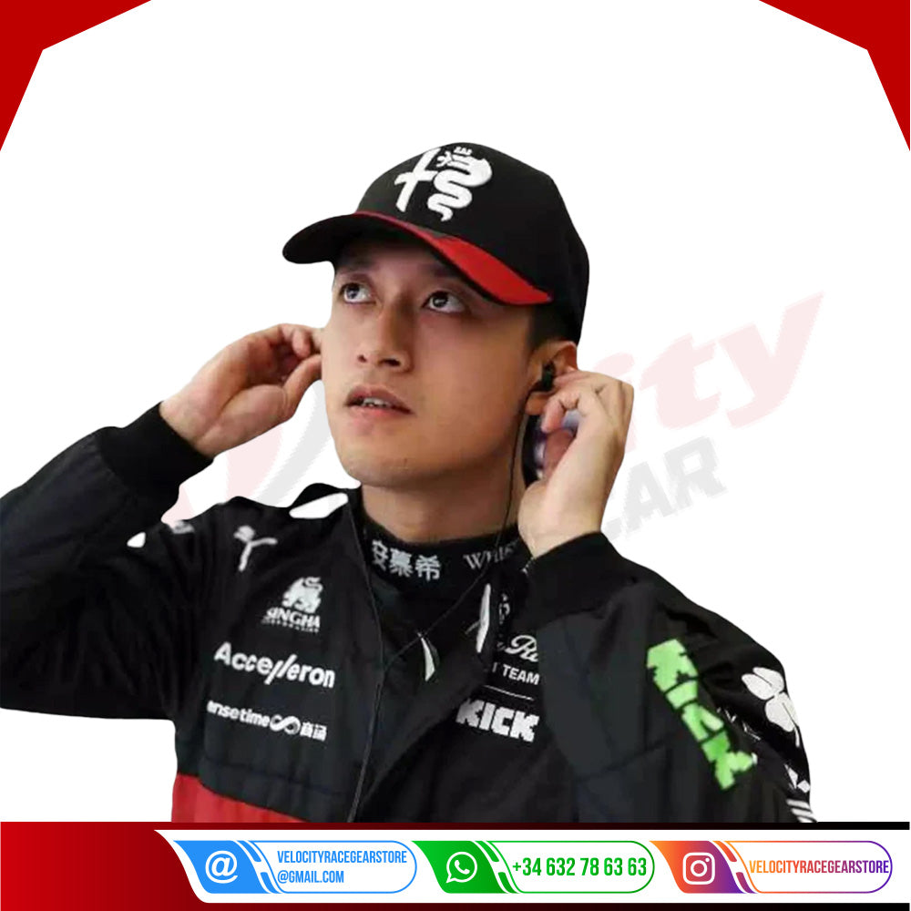 2024 Zhou Guanyu Race Suit Alfa Romeo F1 Team - Velocity Racegear-2024 Zhou Guanyu Race Suit Alfa Romeo F1 Team - Velocity Racegear-F1 Racing Suits