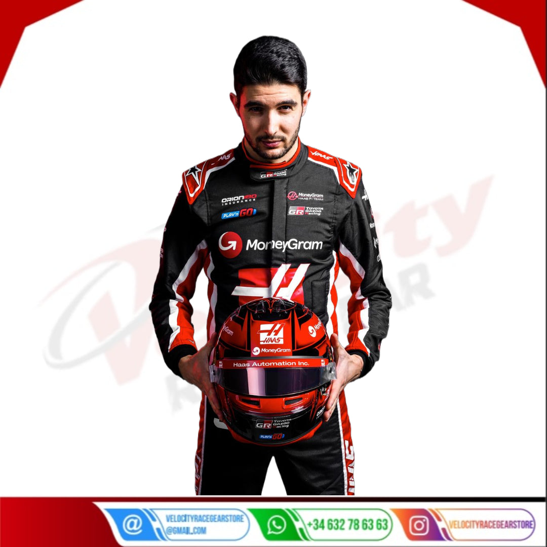 2025 Esteban Ocon MoneyGram Haas F1 Racing Suit - Velocity Racegear-2024 Kevin Magnussen Haas F1 Team Race Suit KIDS - Velocity Racegear-F1 Racing Suit