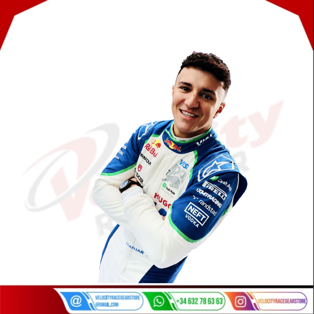 2025 Isack Hadjarv Visa Cash App RB F1 Racing Suit - Velocity Racegear-null