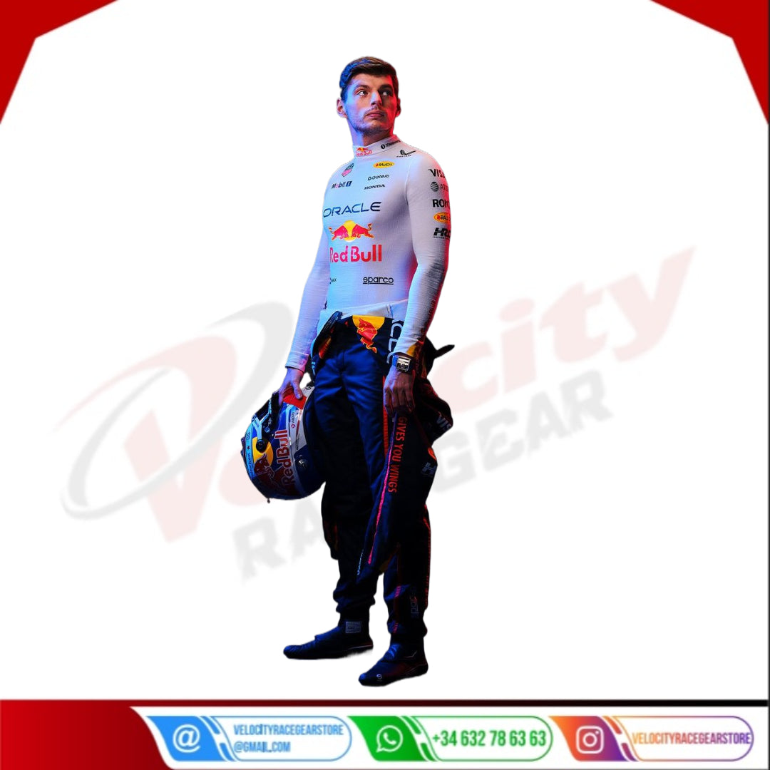2025 Max Verstappen Oracle Red Bull Racing F1 Racing Suit - Velocity Racegear-null