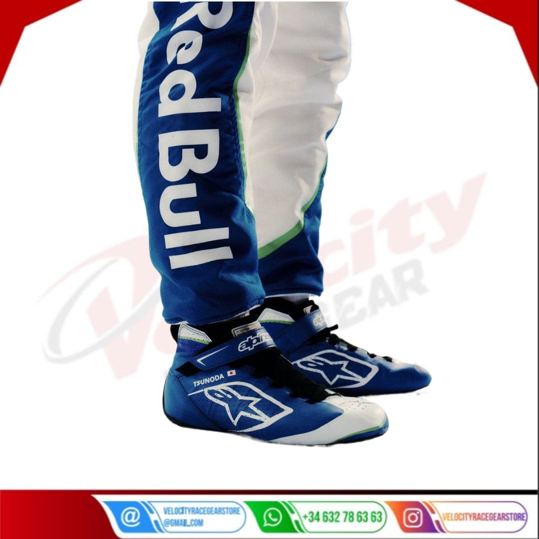 2025 Yuki Tsunoda Visa Cash App RB F1 Racing Suit - Velocity Racegear-null