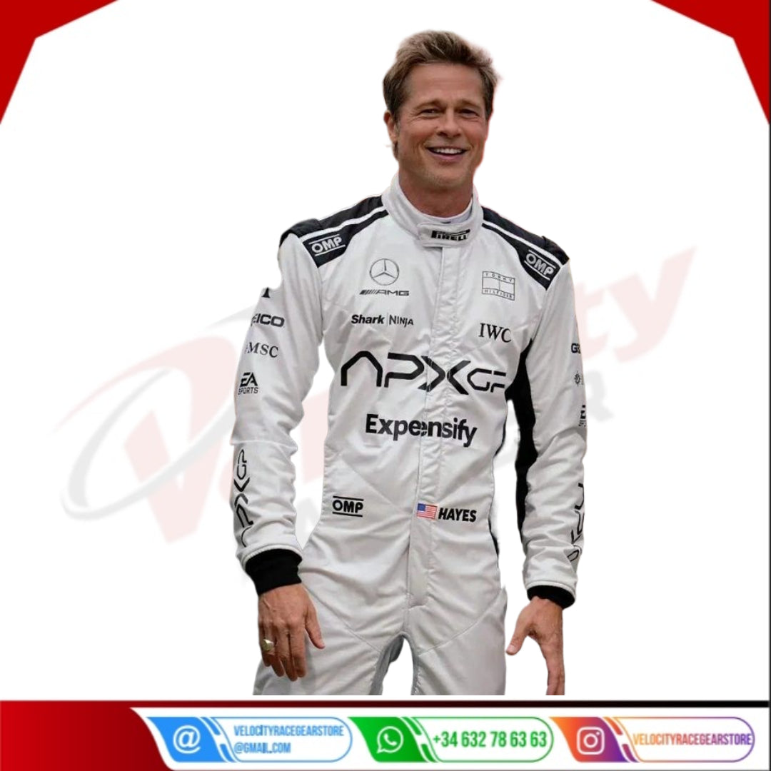 2025 Brad Pitt Formula one APX Movie Race Suit
