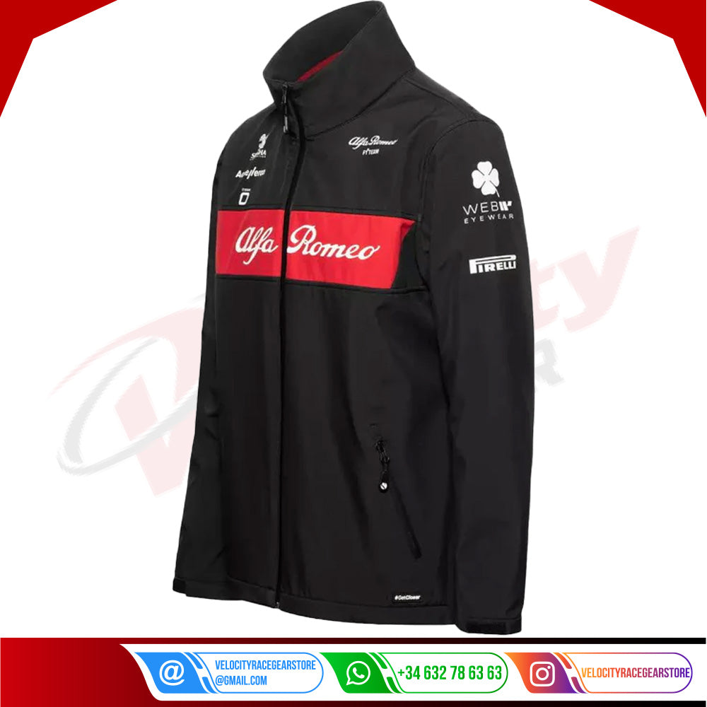 ALFA ROMEO SOFTSHELL JACKET MEN - Velocity Racegear-ALFA ROMEO SOFTSHELL JACKET MEN - Velocity Racegear-F1 jacket