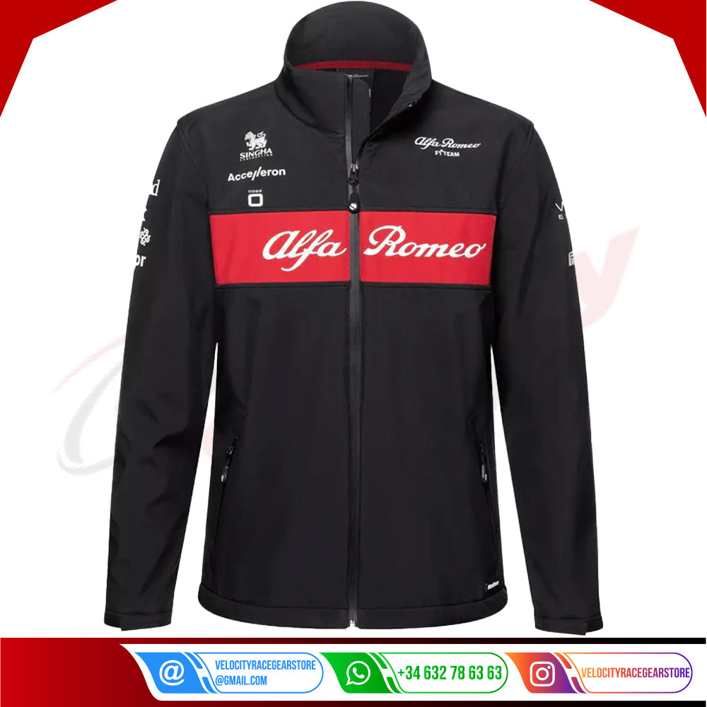 ALFA ROMEO SOFTSHELL JACKET MEN - Velocity Racegear-ALFA ROMEO SOFTSHELL JACKET MEN - Velocity Racegear-F1 jacket