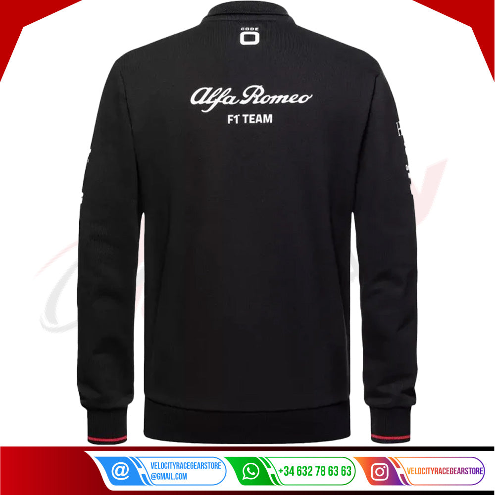 ALFA ROMEO SWEAT JACKET MEN - Velocity Racegear-ALFA ROMEO SWEAT JACKET MEN - Velocity Racegear-F1 jacket