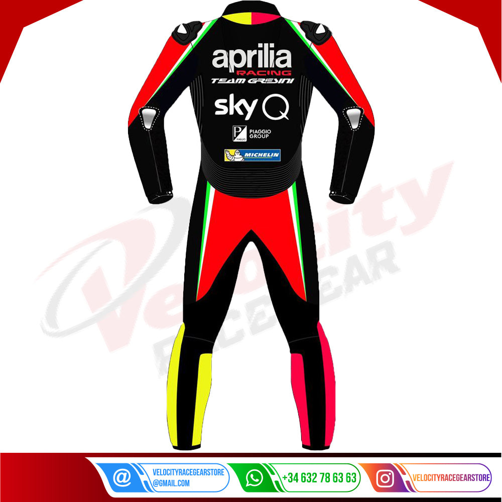 Aleix Espargaro Aprilia Motorbike Suit - Velocity Racegear-null