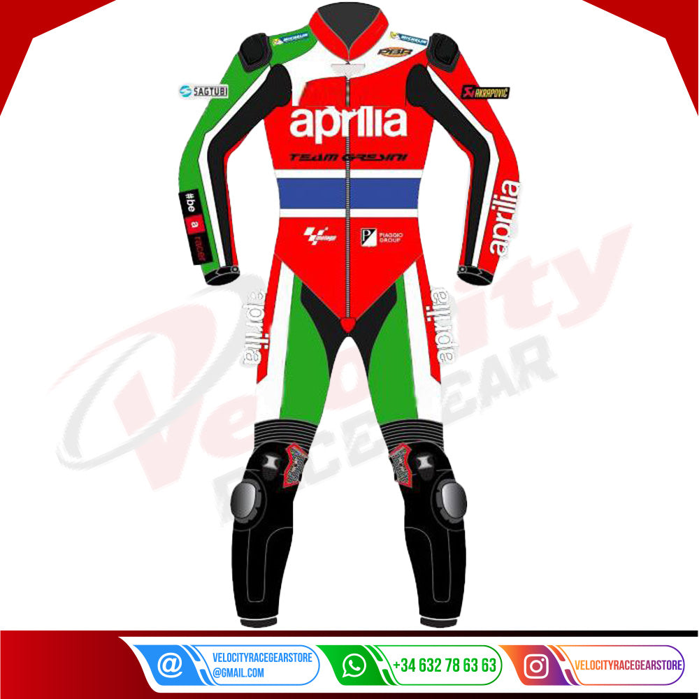 Aleix Espargaro Motogp Aprilia Suit 2017 Aprilia Racing Suit - Velocity Racegear-null