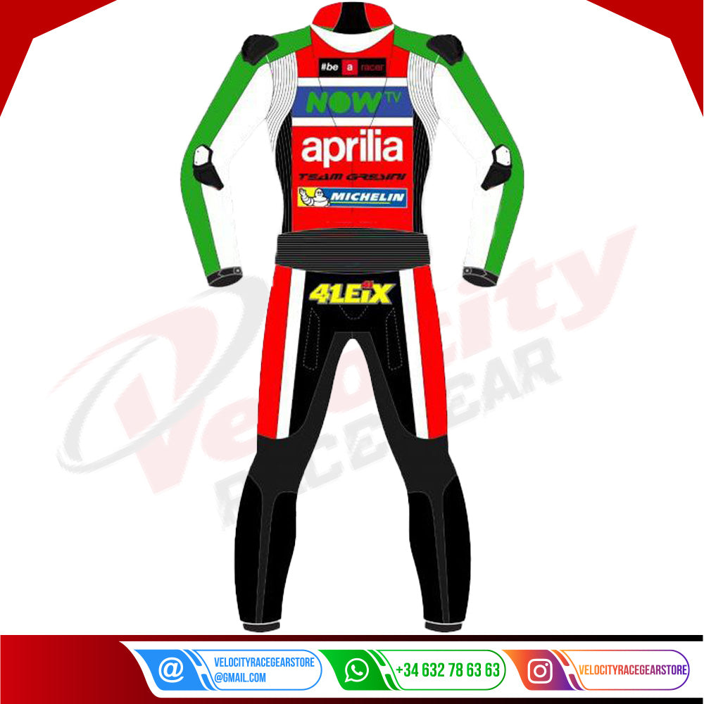Aleix Espargaro Motogp Aprilia Suit 2017 Aprilia Racing Suit - Velocity Racegear-null