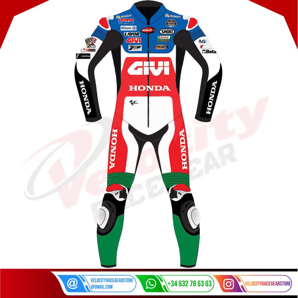 Alex Marquez Honda LCR MotoGP 2021 Leather Race Suit - Velocity Racegear-null