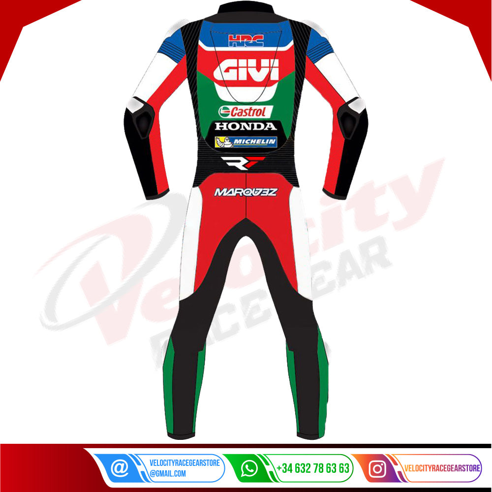Alex Marquez Honda LCR MotoGP 2021 Leather Race Suit - Velocity Racegear-null