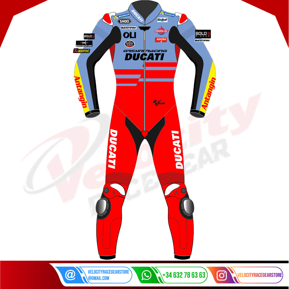 Alex Marquez MotoGP 2023 Team Gresini Ducati Racing Suit - Velocity Racegear-null