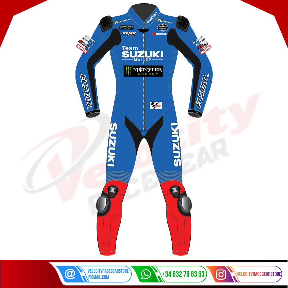 Alex Rins Suzuki Bike Leathers MotoGP 2022 - Velocity Racegear-null
