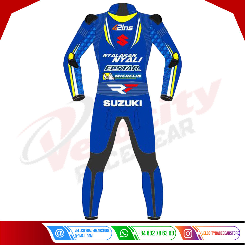 Alex Rins Suzuki Motogp 2018 Leather Suit - Velocity Racegear-null