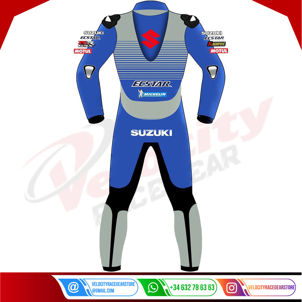 Alex Rins Suzuki Motorbike Suit 2020 - Velocity Racegear-null