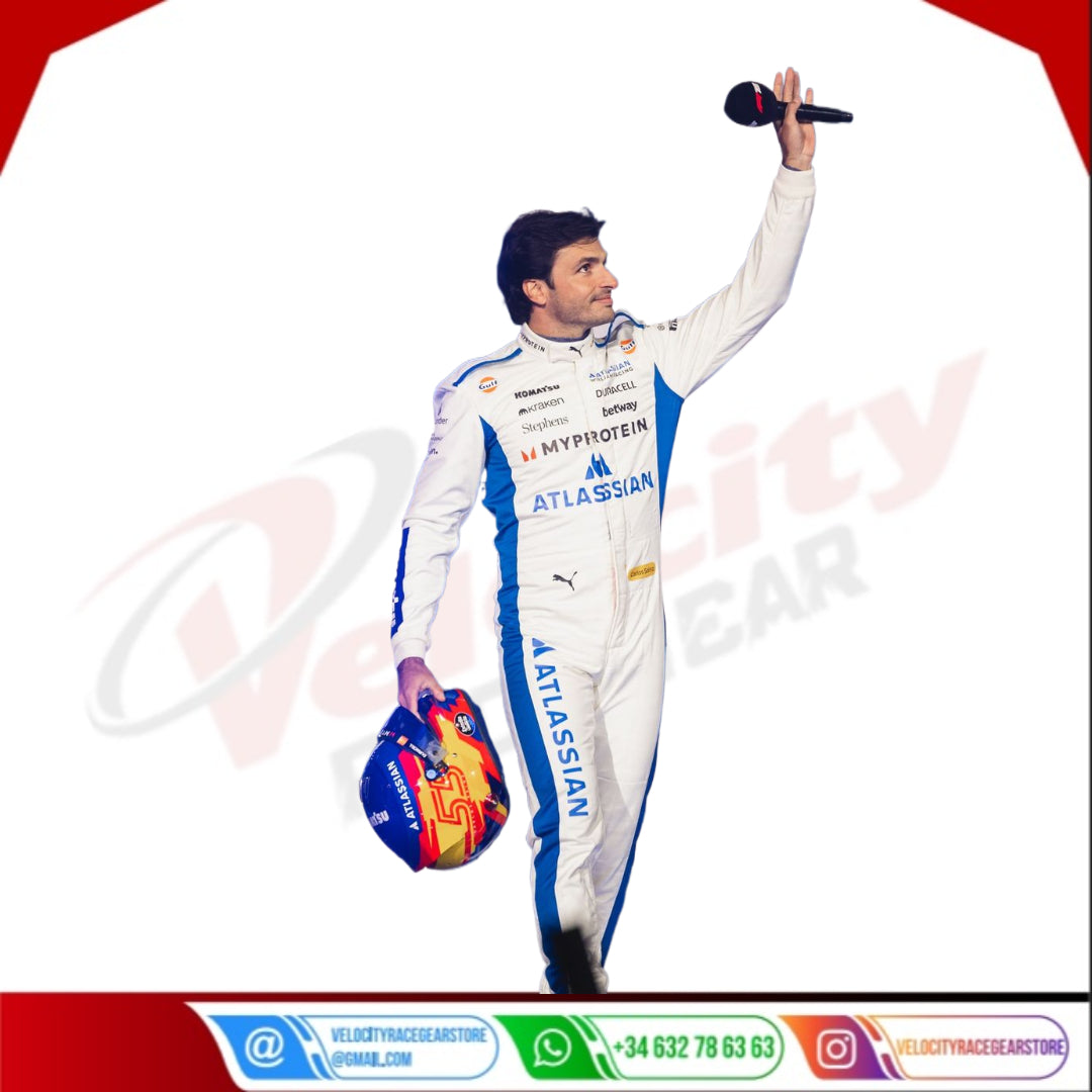 Alexander Albon Williams Racing 2025 f1 Racing Suit - Velocity Racegear-2024 Logan Sargeant Williams F1 Team Race Suit KIDS - Velocity Racegear-F1 Racing Suits