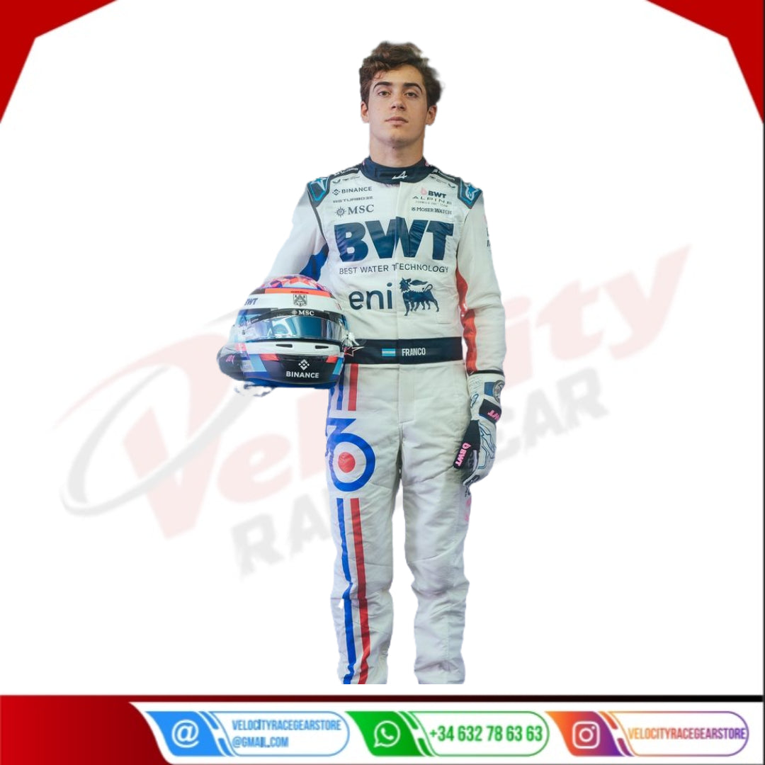 franco colapinto F1 2025 spanish gp Race Suit Alpine Team