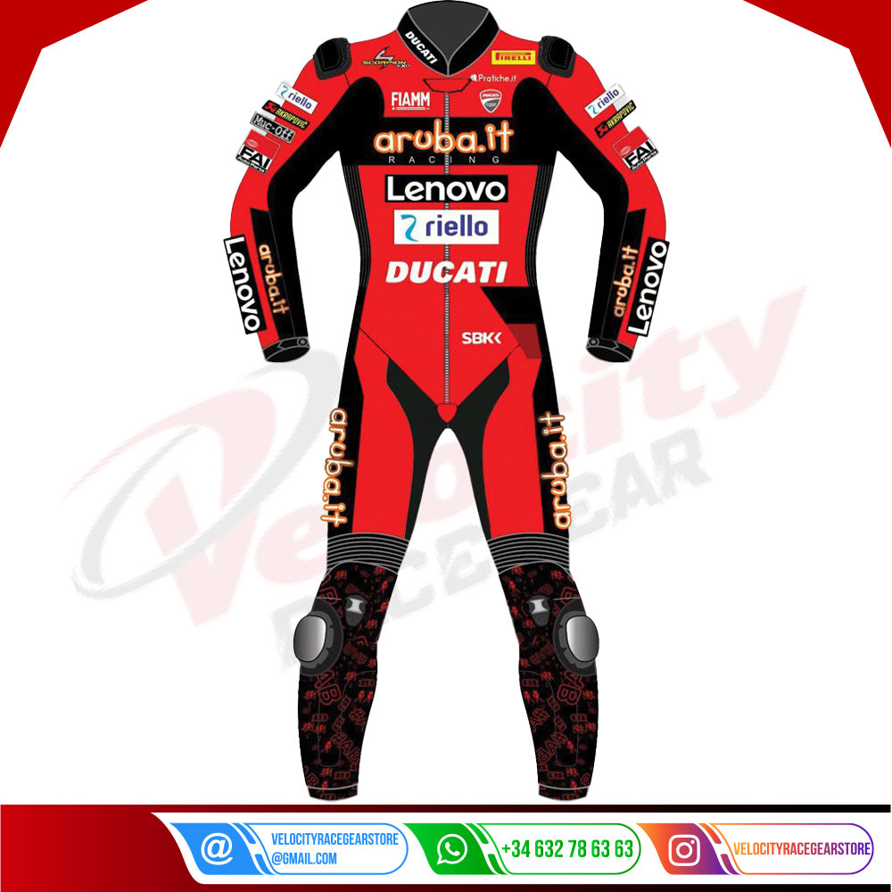 Alvaro Bautista Ducati WSBK Sports Bike Suit 2022 - Velocity Racegear-null