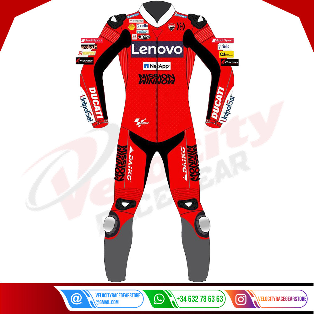 Andrea Dovizioso Ducati Motogp Suit - Velocity Racegear-null