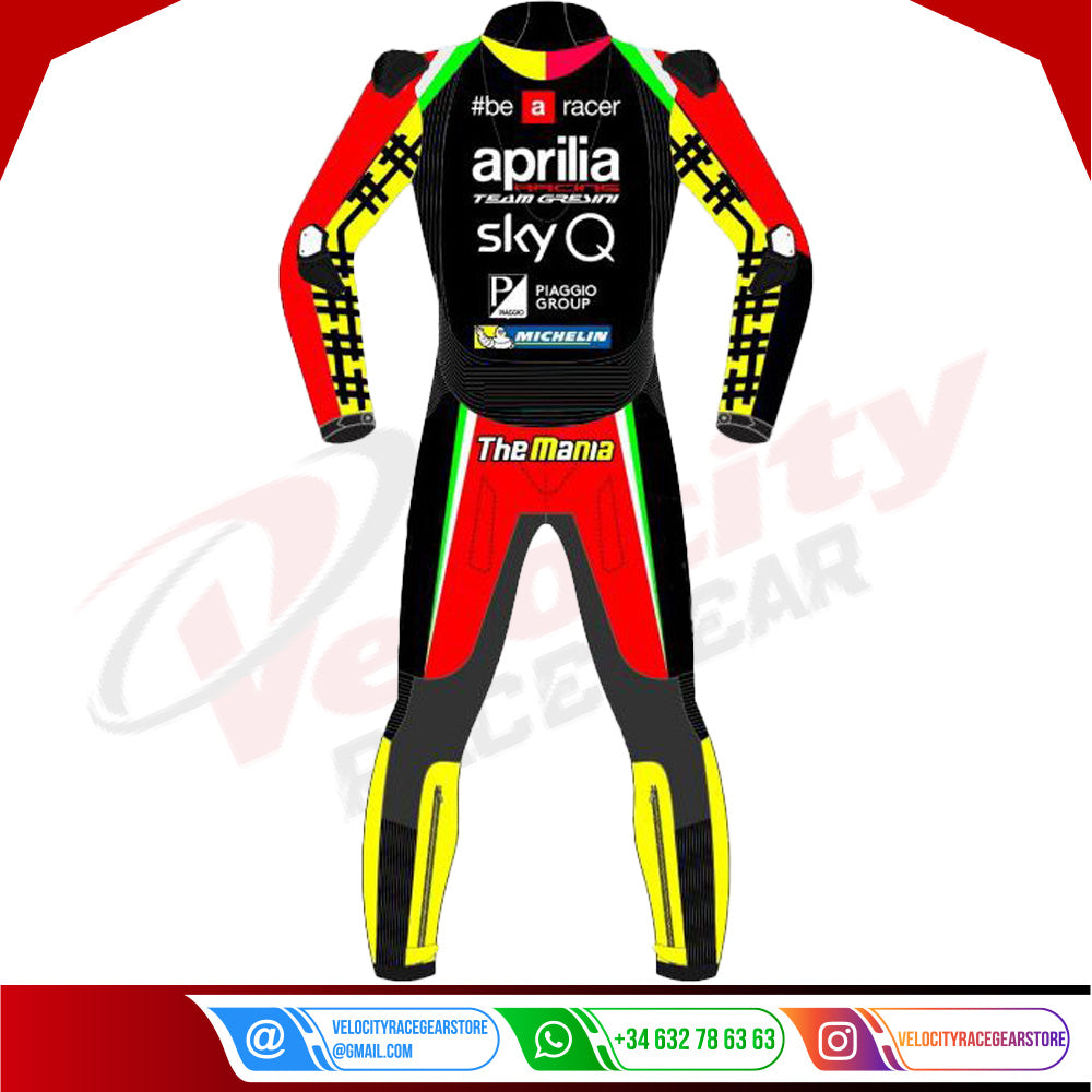 Andrea Iannone Aprilia Motogp 2019 Leather Suit - Velocity Racegear-null