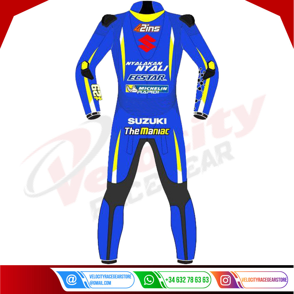 Andrea Iannone Suzuki Motogp 2017 Racing Suit - Velocity Racegear-null