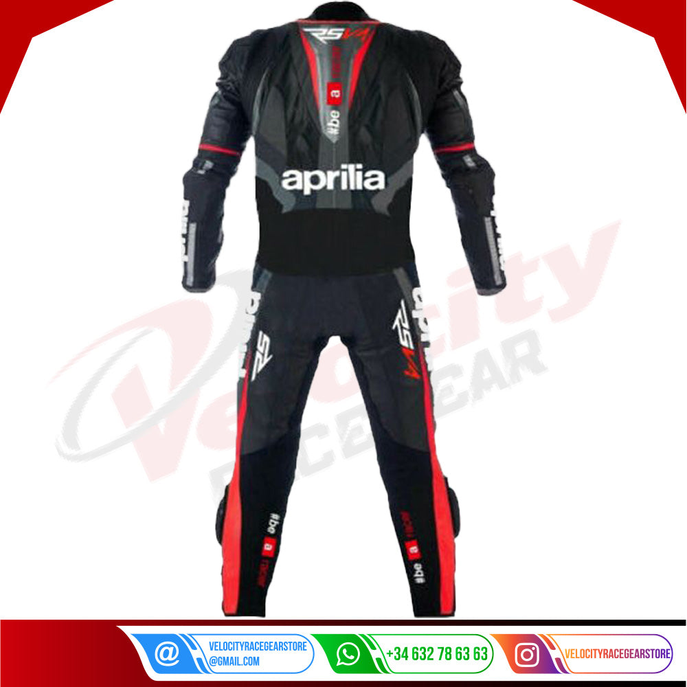 Aprilia Black v4 Race Suit - Velocity Racegear-null