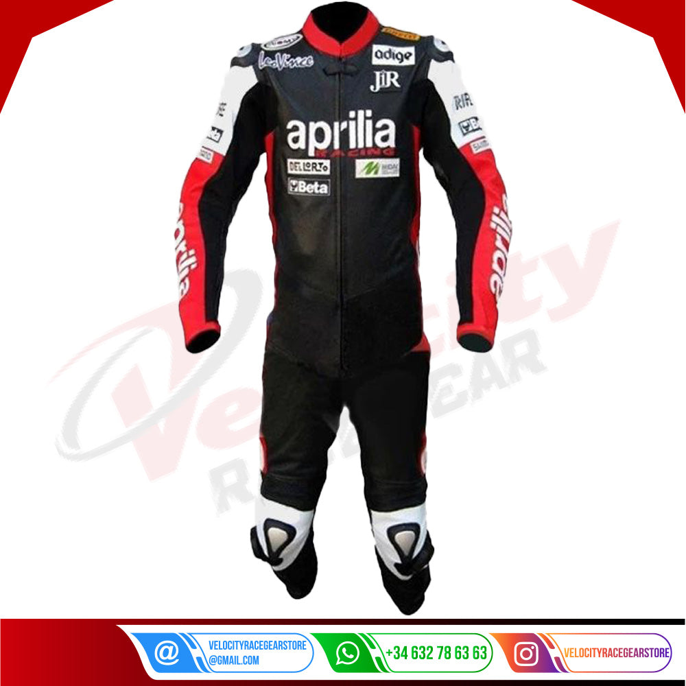 Aprilia Racing Max3 Motorcycle Leather Motogp Suit - Velocity Racegear-null