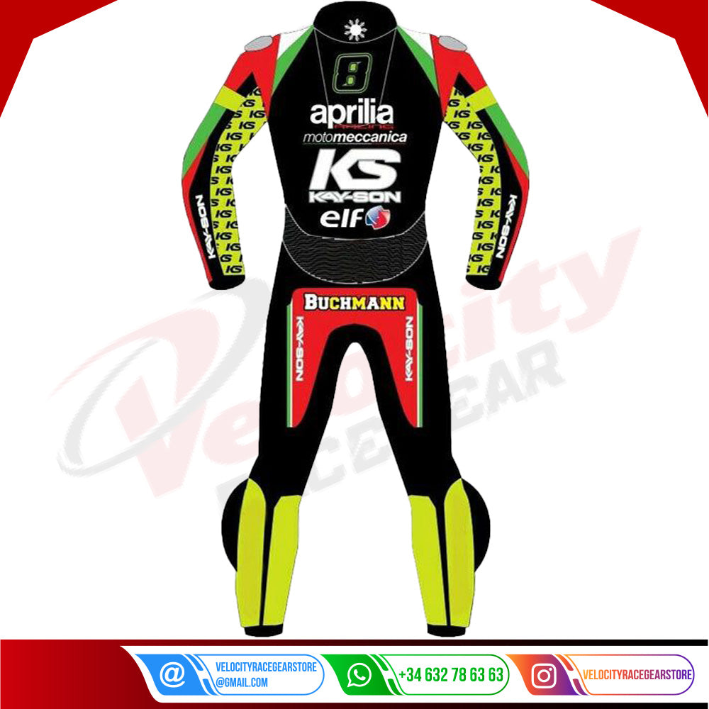 Aprilia Racing Motorbike Leather Suit 2019 - Velocity Racegear-null