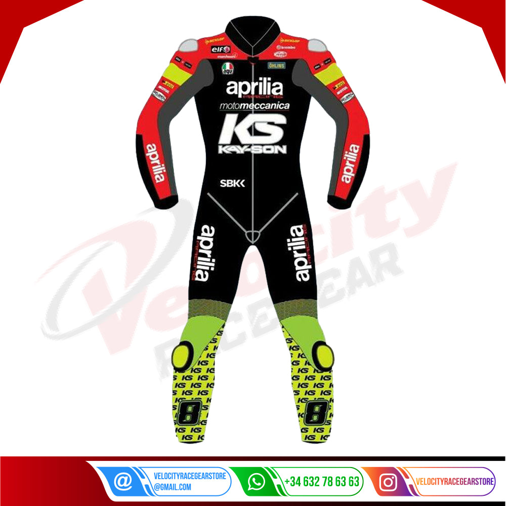Aprilia Racing Motorbike Leather Suit 2019