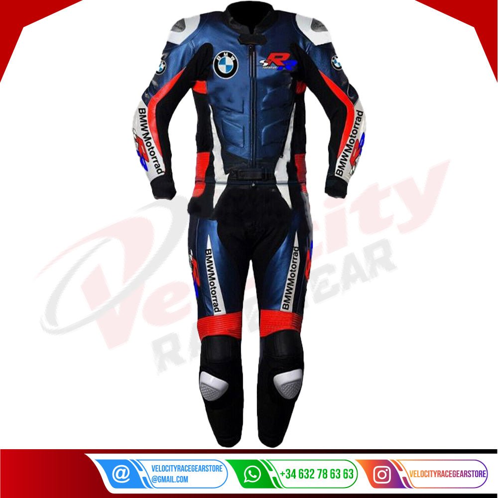BMW Motorcycle Leather Suit Motorbike Track Sports - Velocity Racegear-null