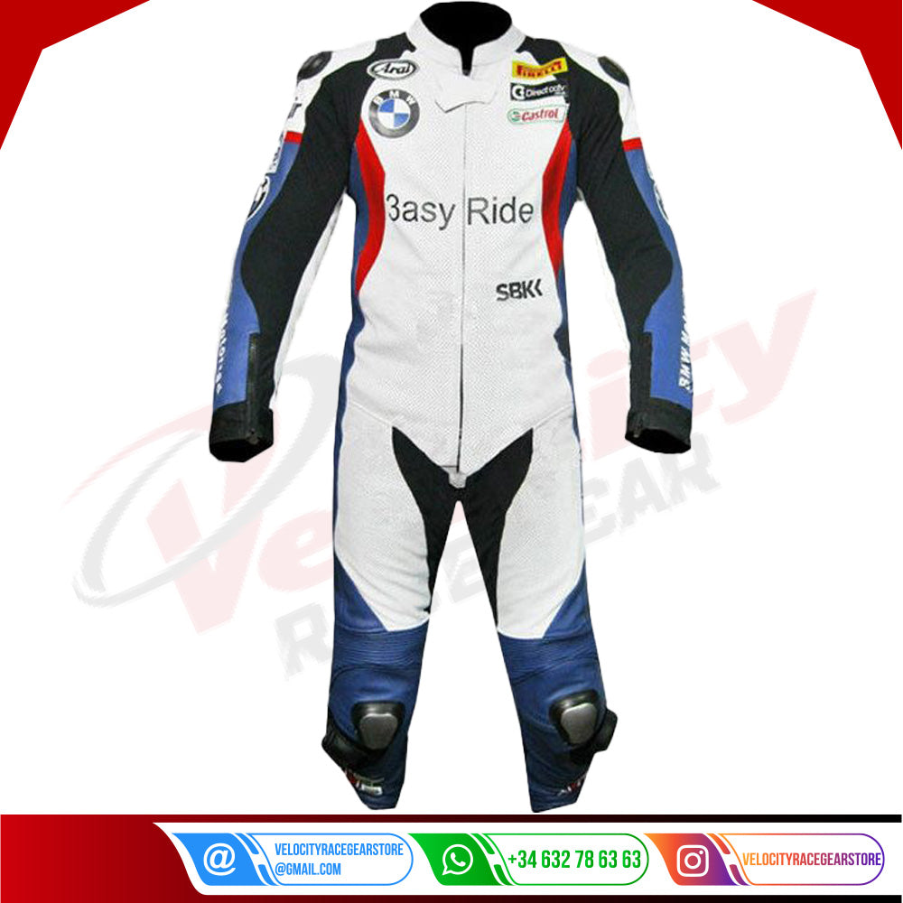 BMW Motorcycle Riding Leather Suit - Velocity Racegear-null