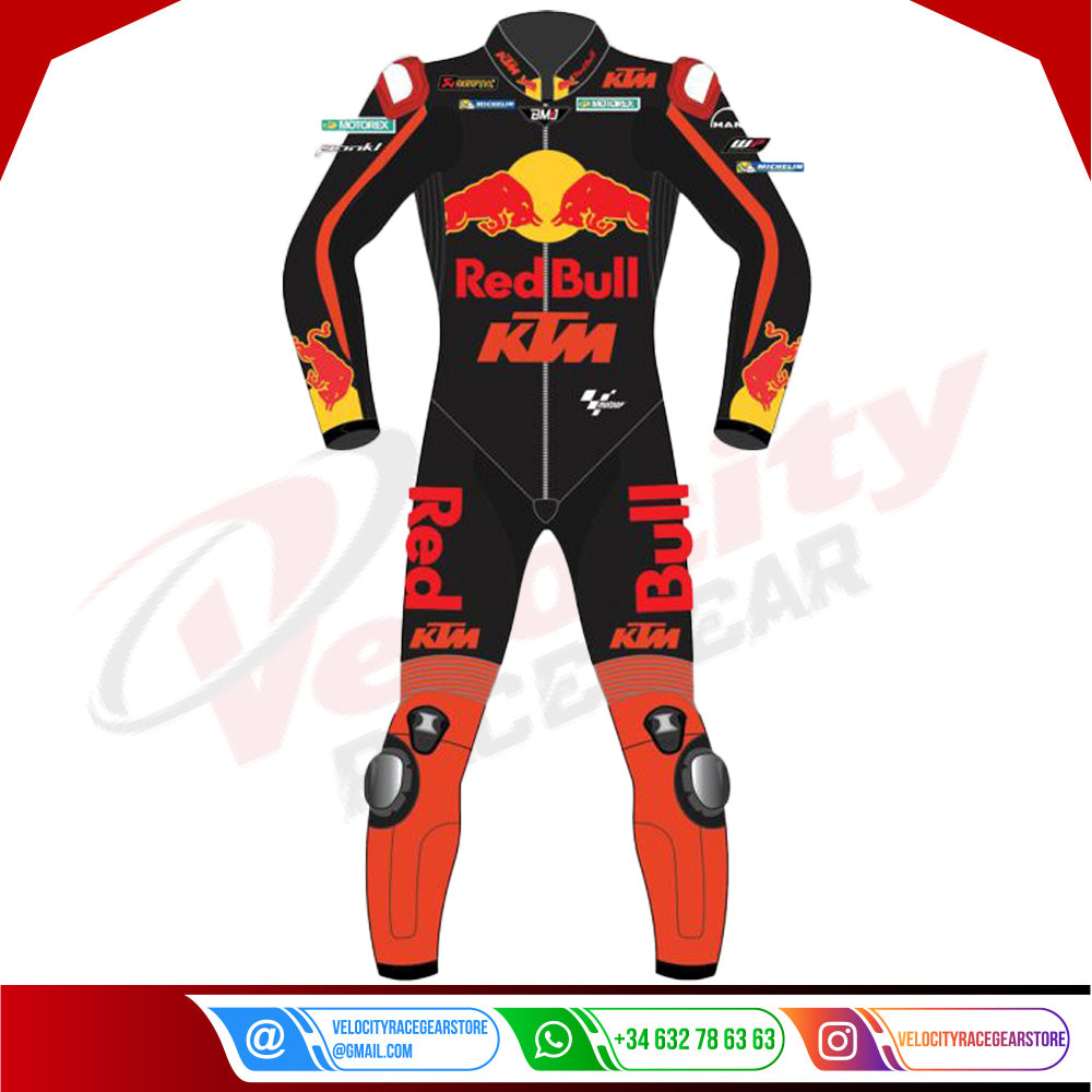 Brad Binder KTM Red Bull Motorcycle Leather Suit MotoGP 2022 - Velocity Racegear-null