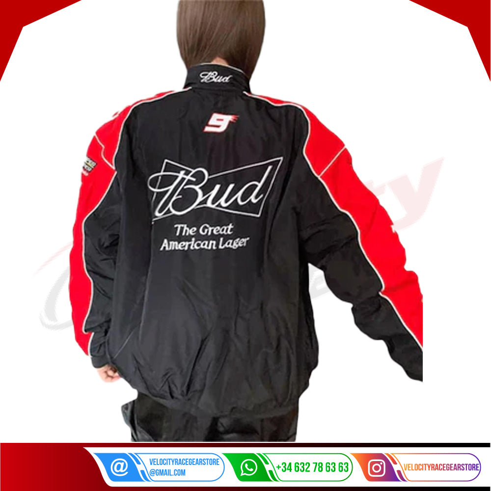 Budweiser F1 Racing Embroidered Retro Limited Edition Jacket - Velocity Racegear-Budweiser F1 Racing Embroidered Retro Limited Edition Jacket - Velocity Racegear-F1 jacket