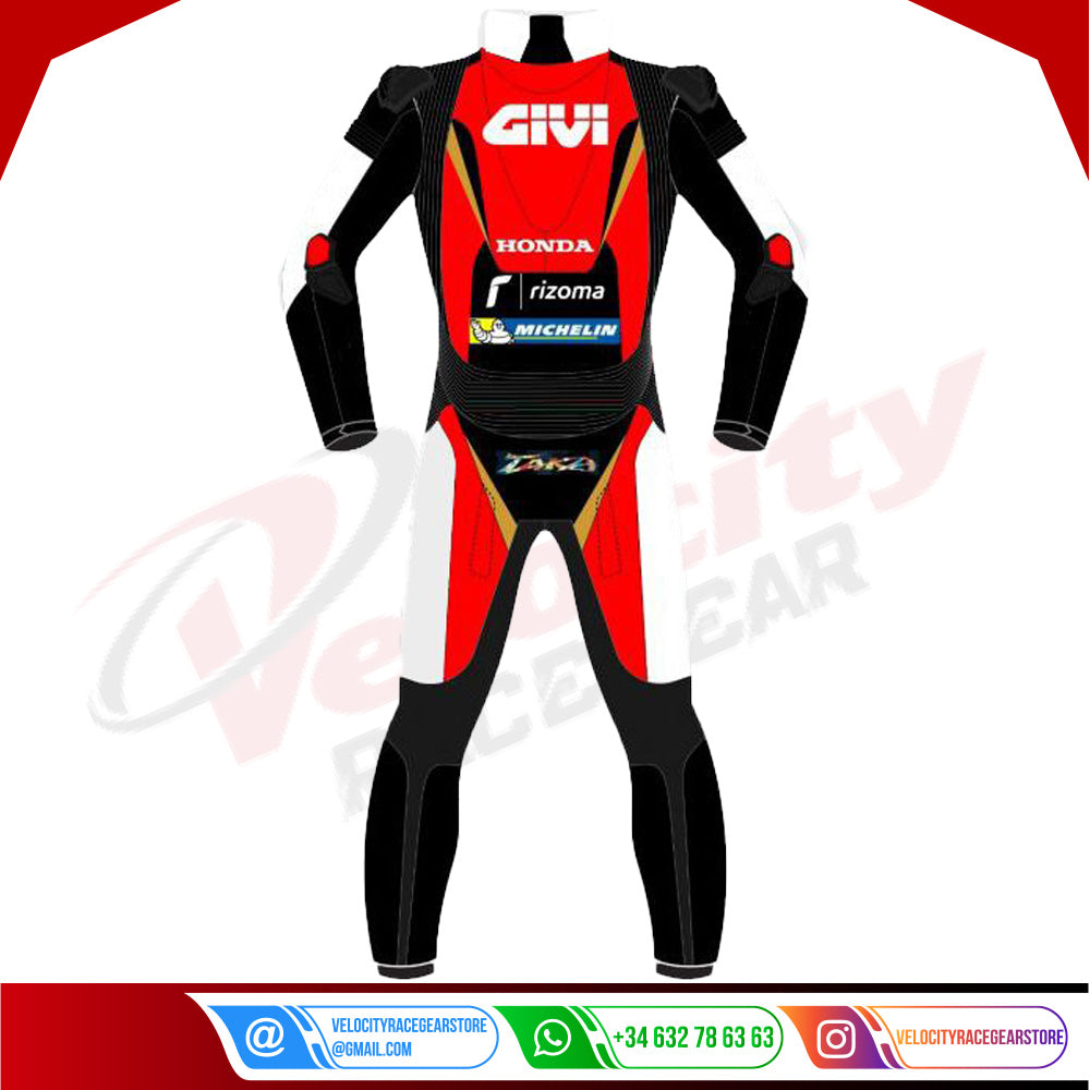 Cal Crutchlow LCR Honda 2019 Motogp Leather Suit - Velocity Racegear-null