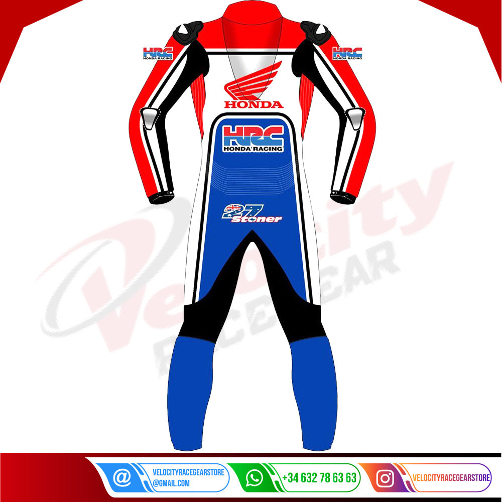 Casey Stoner Honda HRC Motorbike Suit 2020 - Velocity Racegear-null