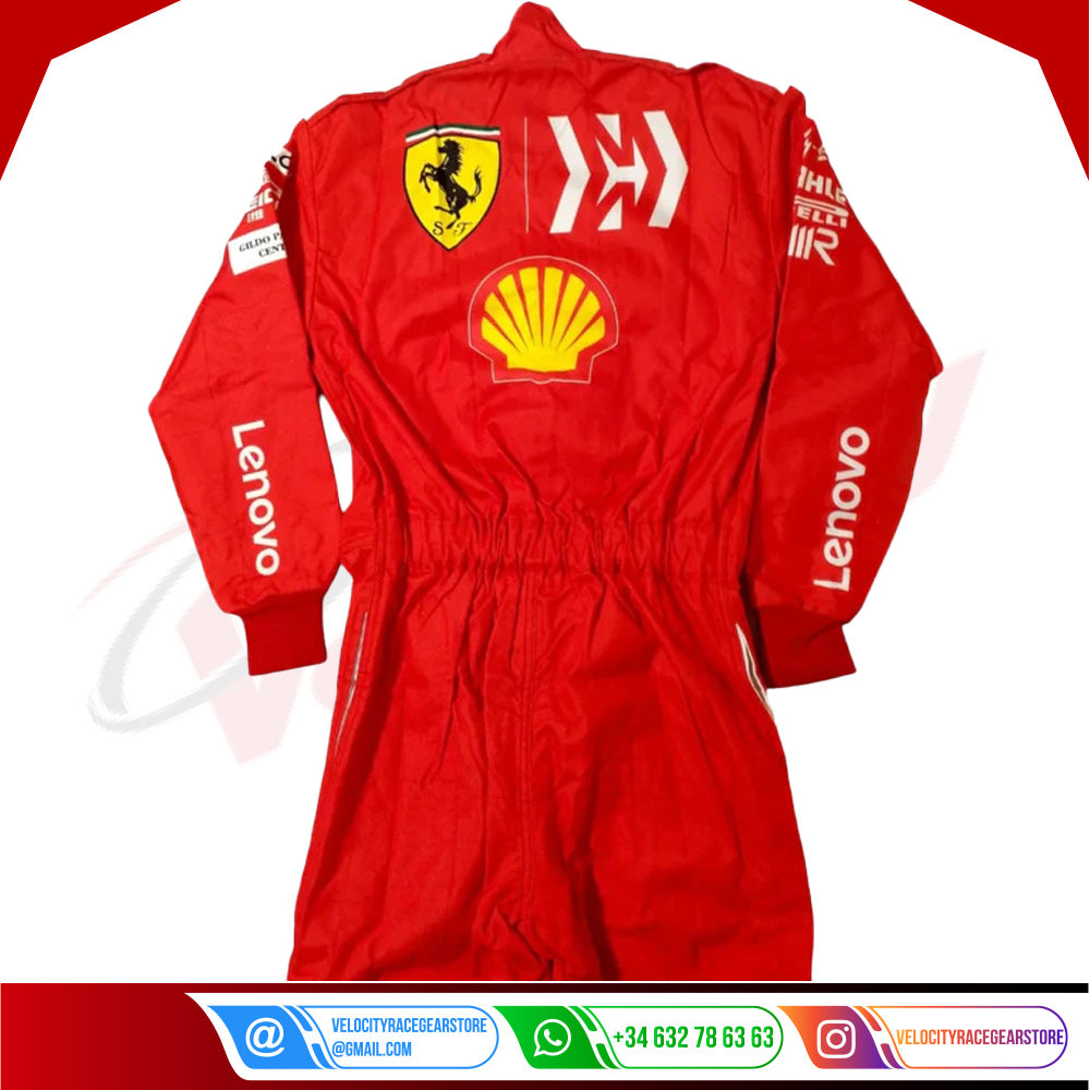 Charles Leclerc 2019 Ferrari F1 Race Suit - Velocity Racegear-Charles Leclerc 2019 Ferrari F1 Race Suit - Velocity Racegear-F1 Racing Suit