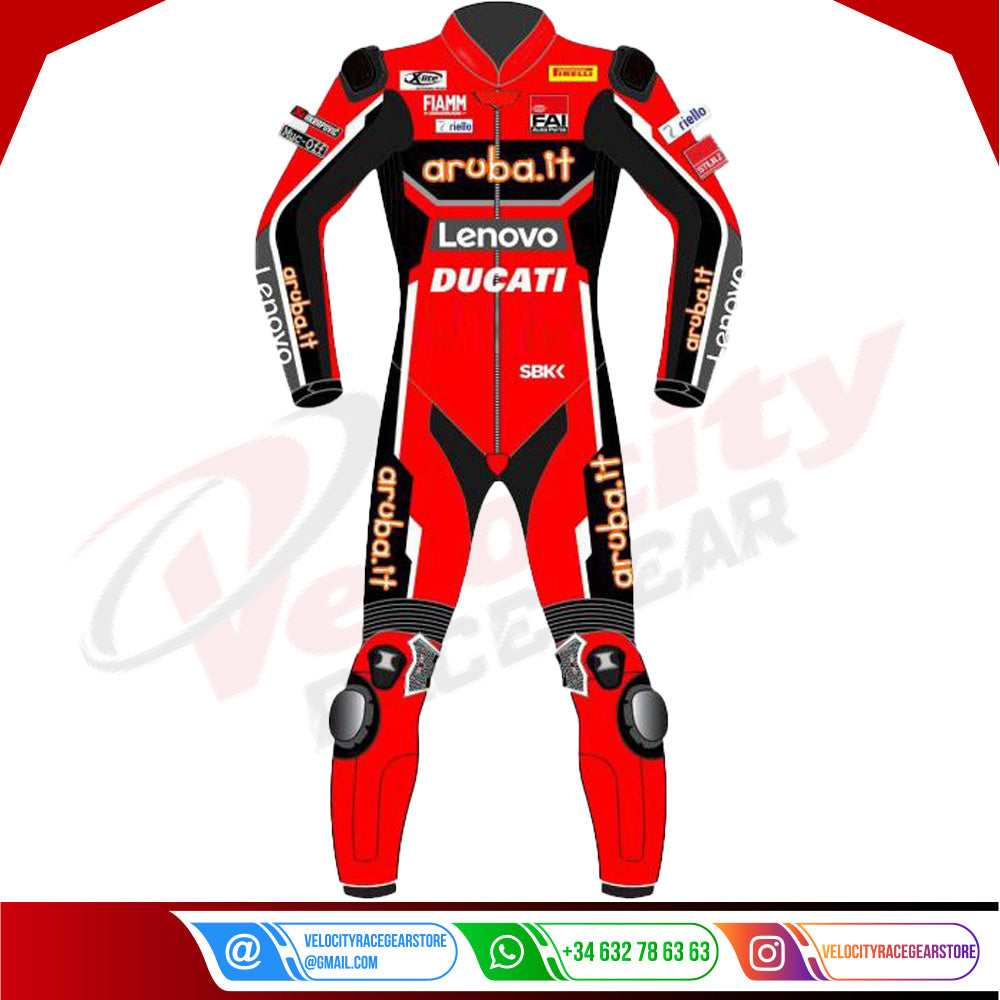 Chaz Davie Ducati Riding Suit WSBK 2020 - Velocity Racegear-null
