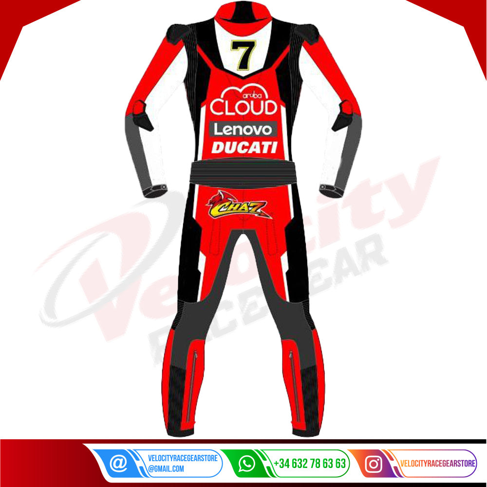 Chaz Davie Ducati Riding Suit WSBK 2020 - Velocity Racegear-null