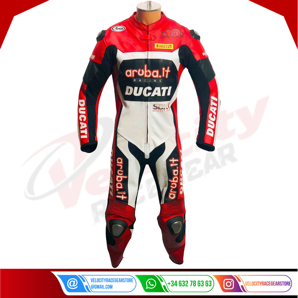 Chaz Davies Ducati Aruba it Motorbike Suit - Velocity Racegear-null