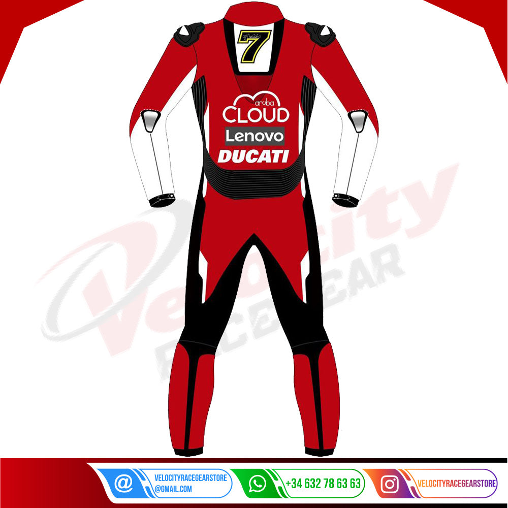 Chaz Davies Ducati Aruba it Motorbike Suit 2020 - Velocity Racegear-null