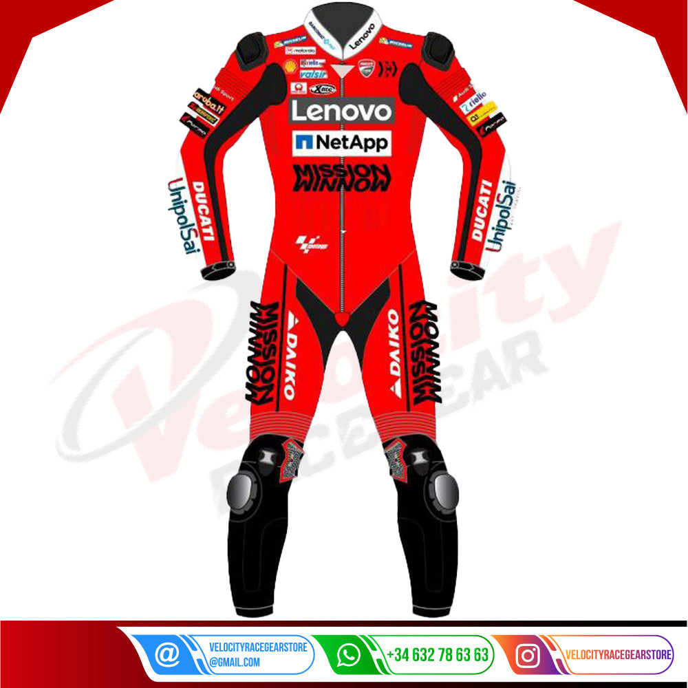 Danilo Petrucci Ducati Race Suit Motogp 2020 - Velocity Racegear-null