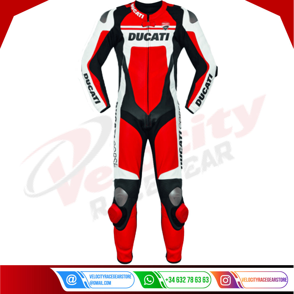 Ducati Corse Motogp Leather Race Suit - Velocity Racegear-null
