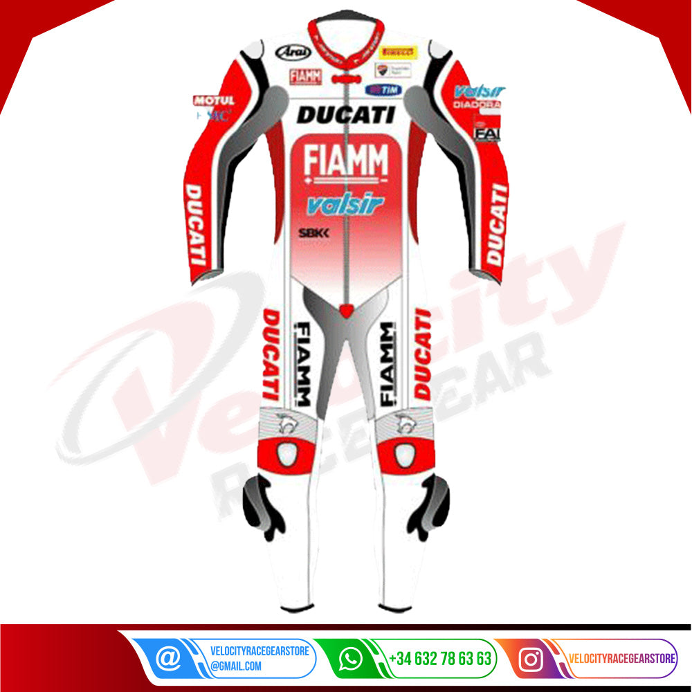 Ducati Fiamm Leather Race Suit - Velocity Racegear-null