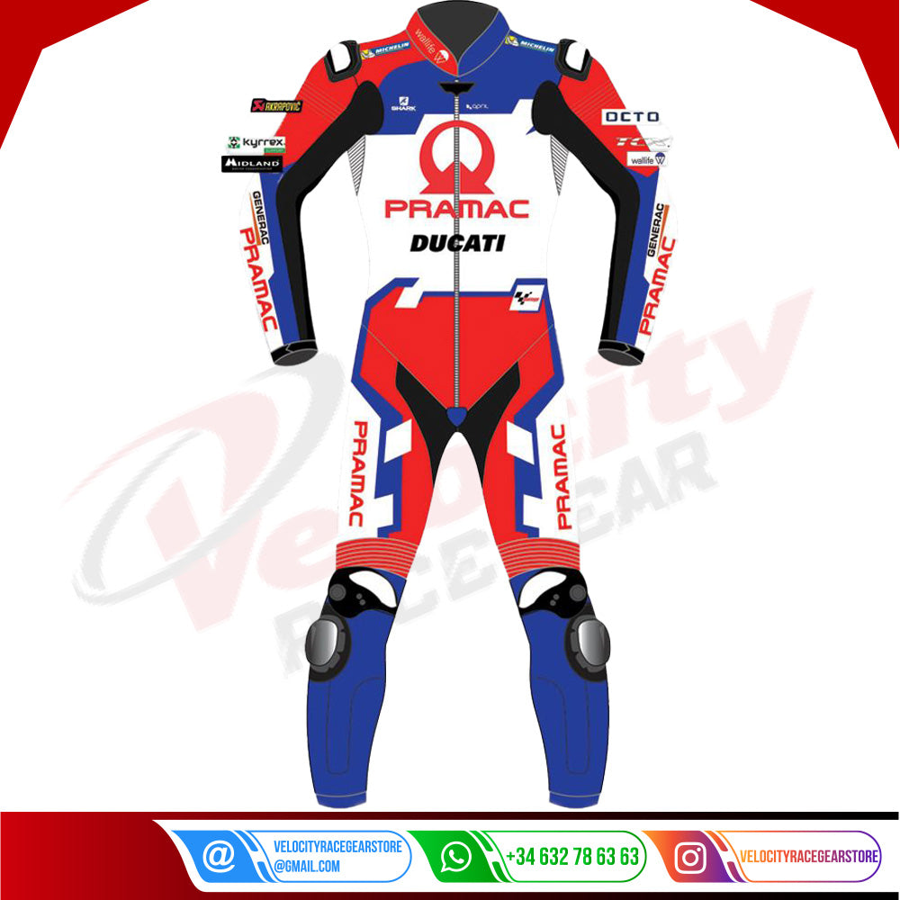 Ducati Johann Zarco Leather Suit MotoGP 2022 - Velocity Racegear-null
