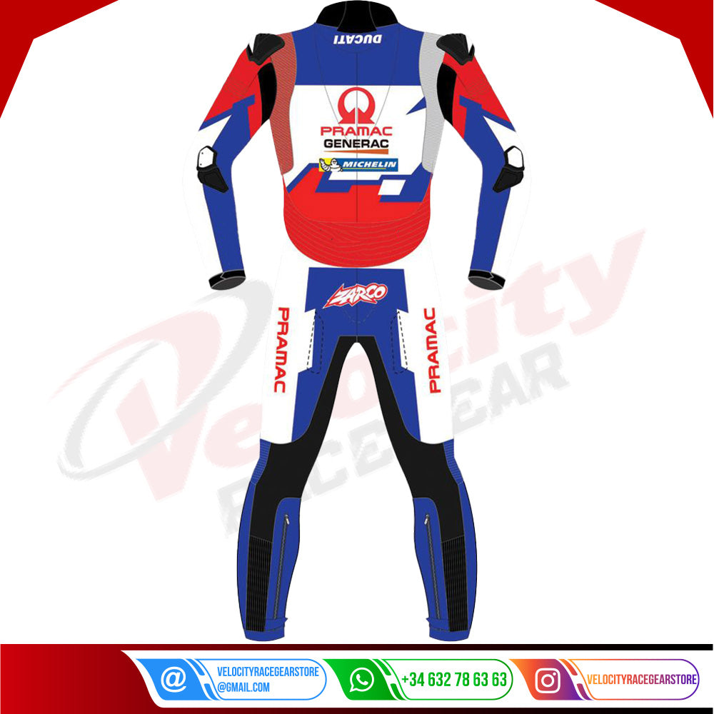 Ducati Johann Zarco Leather Suit MotoGP 2022 - Velocity Racegear-null