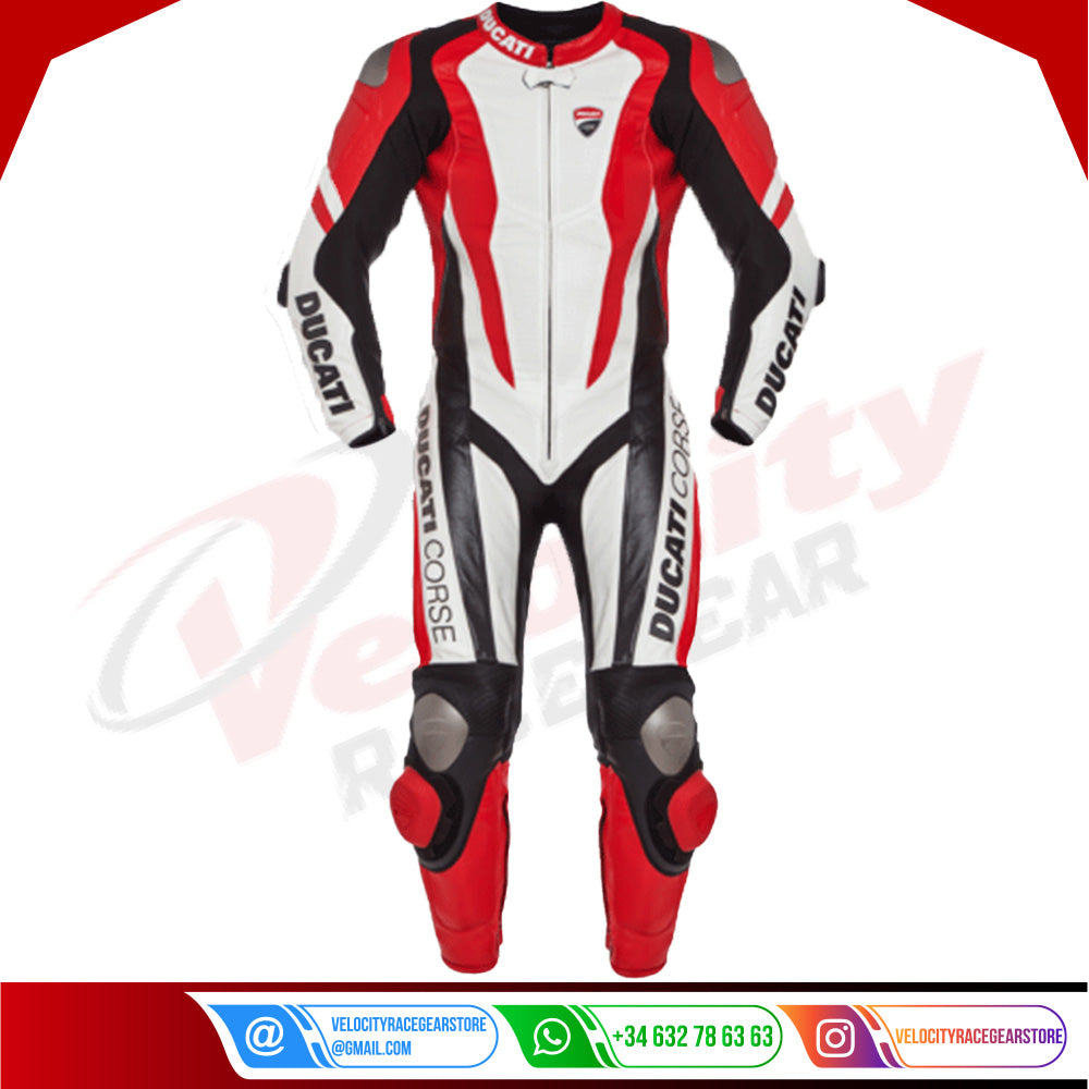 Ducati Leatherb Race Suit - Velocity Racegear-null