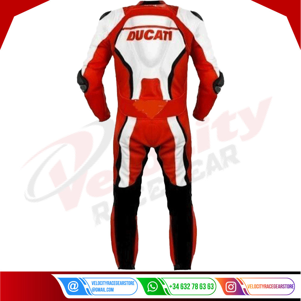 Ducati Motorcycle Race Leather Suit - Velocity Racegear-null