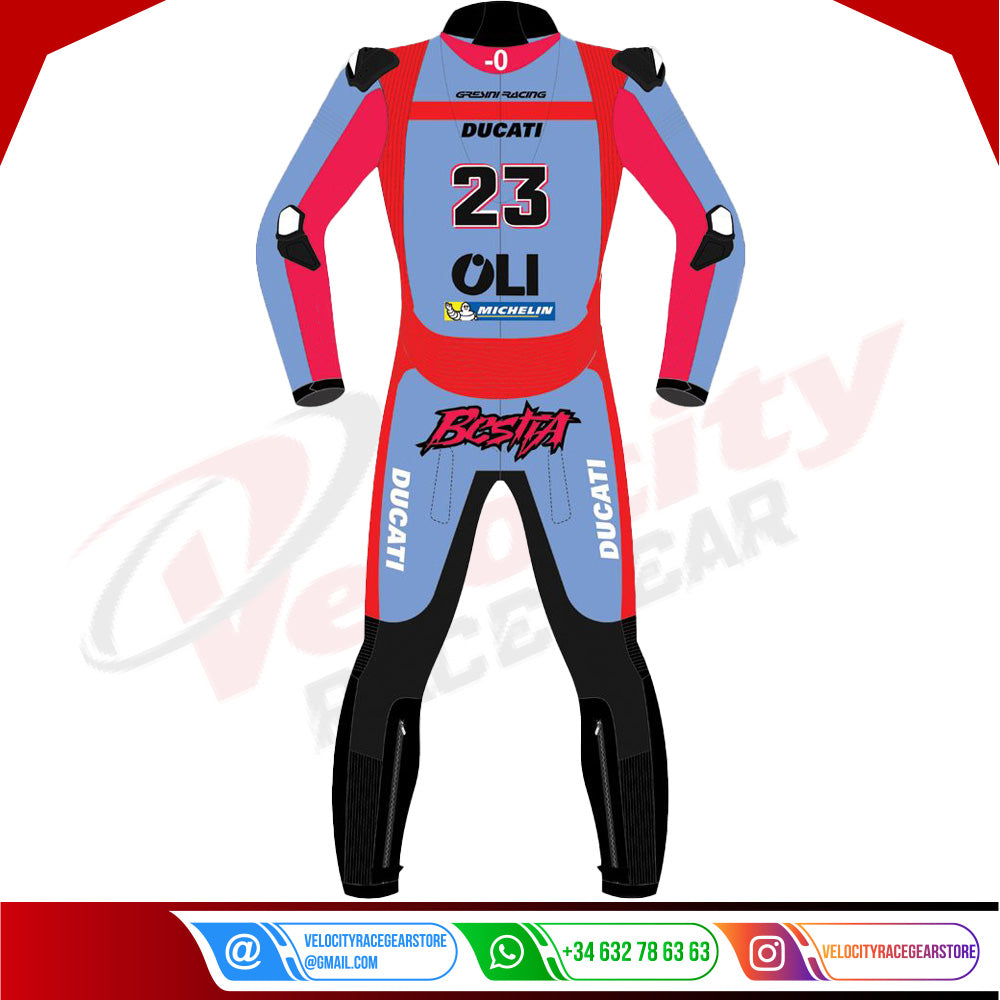 Ducati Motorcycle Track Suit Enea Bastianini MotoGP 2022 - Velocity Racegear-null