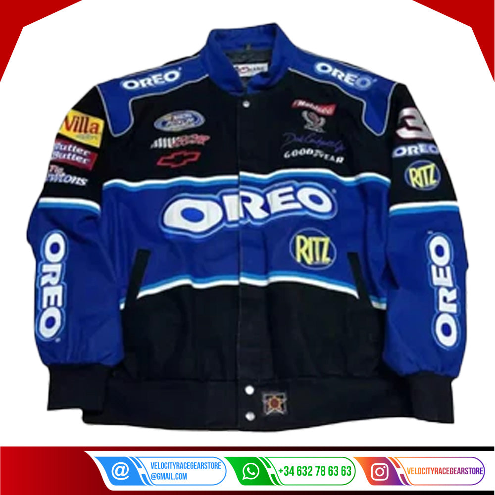 F1 Biker Racing Streetwear Embroidered Bomber Jacket - Velocity Racegear-F1 Biker Racing Streetwear Embroidered Bomber Jacket - Velocity Racegear-F1 jacket